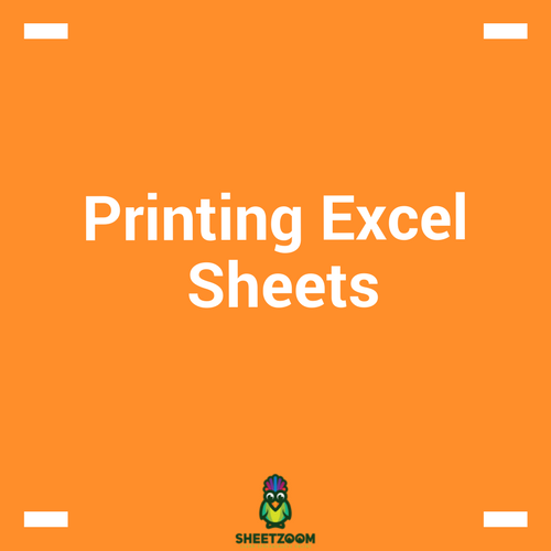 Printing Excel Sheets